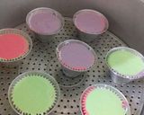 Foto langkah ke 6 dari resep (37) Bolu Kukus Mekar (Metode all in One dan No Soda).