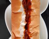 A picture of step 2 of Subway footlong bread.