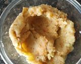 A picture of step 3 of Chilla chaat.