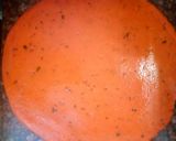 A picture of step 3 of Swirl colourful masala mathri.