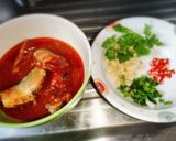 รูปขั้นตอนการทำที่ 1 ของ ข้าวราดยำปลากระป๋องทันใจไมโครเวฟ