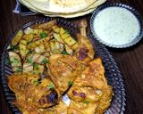 A picture of step 14 of Chicken Masala Tikka with Grilled Potato Wedges.