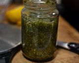 Foto del paso 2 de la receta: Árbol navideño de espaguetis al pesto🎄