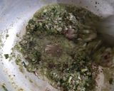 A picture of step 5 of Patodi Kothimbir wadi.