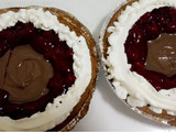 Cheesecake con fresa y Nutella