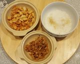 Foto langkah ke 3 dari resep Bubur Ayam ricecooker#sarapanku.