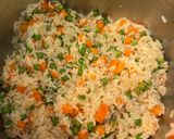 A picture of step 12 of Instant Pot Hibachi Fried Rice.
