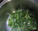 पालक बथुआ का साग (Palak Bathua ka saag recipe in Hindi) रेसिपी चरण 3 फोटो
