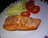 Vajban sült lazac recept fázis 7 fotója