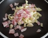 Foto del paso 3 de la receta Medallones de calabacín con queso y bacon