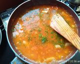 A picture of step 4 of Pasta Soup.