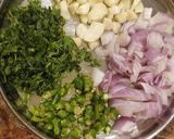 A picture of step 2 of Lehsuni lauki Chana daal.