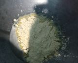 A picture of step 1 of Besan Ka halwa.