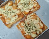 Foto langkah ke 3 dari resep Roti Tawar Pizza Simpel.