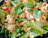 Foto del paso 8 de la receta: Arroz con tirabeques, setas y espinacas