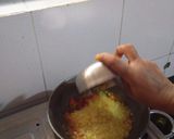 A picture of step 6 of Masala Moong daal.