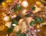 A picture of step 2 of Chicken with Lychee.