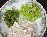 A picture of step 2 of Aloo Pitika.