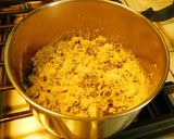 A picture of step 2 of Pineapple Kesari.