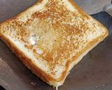 A picture of step 3 of Bread vegetable Sandwich for kids.