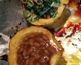 A picture of step 4 of Baked Bean & BBQ Meatball Stuffed Acorn Squash.