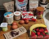 Foto del paso 1 de la receta Tarta corazón, bizcocho de yogurt de limón... Locura chocolate y frutas