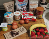 Foto del paso 1 de la receta: Tarta corazón, bizcocho de yogurt de limón... Locura chocolate y frutas
