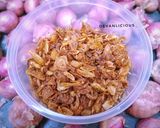 Foto langkah ke 4 dari resep Bawang Merah Goreng (cantik, kriuk, gak berminyak, tanpa tepung).