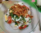Foto langkah ke 7 dari resep Bubur ayam Samarinda.
