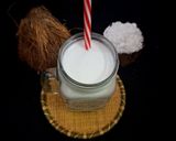 A picture of step 2 of Coconut Milk Thandai.