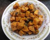 Sütőben sült édesburgonya recept fázis 5 fotója