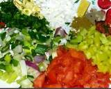Algerian bread stuffed with vegetables, cheese, smoked meat recipe step 2 photo