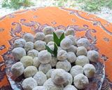 Foto langkah ke 5 dari resep Mochi kacang tanpa pewarna.