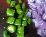 A picture of step 5 of Paneer pattice.