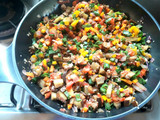 Revuelto de Verduras Arcoíris: Vegano
