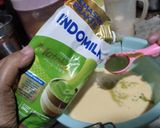 Foto langkah ke 1 dari resep Bingka susu creamy matcha.