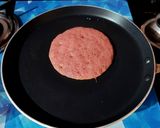 A picture of step 6 of Strawberry Pancakes.