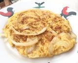 A picture of step 6 of Onion Omelette.