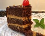 Foto del paso 22 de la receta Tarta de chocolate rellena de crema de queso con dulce de leche