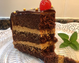 Foto del paso 22 de la receta: Tarta de chocolate rellena de crema de queso con dulce de leche