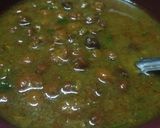A picture of step 4 of Chana kanghou manipuri style.