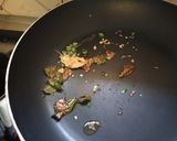 A picture of step 3 of Peanut Kadhi.