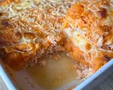 A picture of step 6 of Sweet Potato and Salmon Parmentier with Orange.