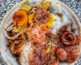Hình bước làm 6 của món Xôi mặn tá lả tùm lum
