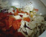 A picture of step 4 of Cauliflower rice.