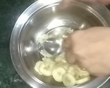 A picture of step 1 of Steamed Banana Cake.