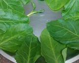 A picture of step 1 of Spinach fritters.