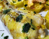 Foto del paso 8 de la receta: Rape con langostinos y patatas al azafrán en airfryer
