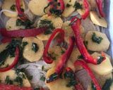 Foto del paso 5 de la receta Dorada al horno con patatas