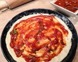 Une image de l'étape 8 de Pizza parmigiana.